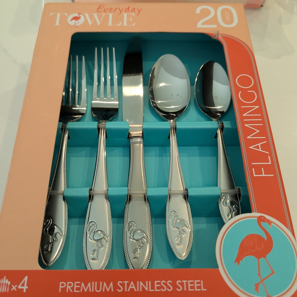 Towle Flamingo Silver Flatware Set - 20 Pieces